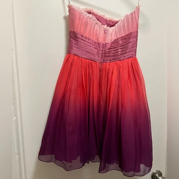 🚫SOLD🚫 Betsey Johnson Vintage Y2K Ombré Strapless Dress - Picture 2 of 5